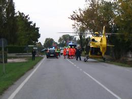 Incidente sulla Asolana, il 44enne lotta per la vita