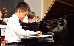 Il piccolo prodigio del pianoforte Ryan Wang all'International Music Festival