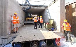 Pronta la 'trincea' contro gli allagamenti in citt&agrave;