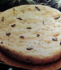 LA RICETTA
Focaccia alla salvia