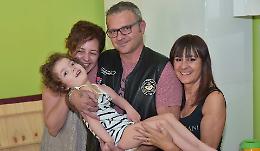 Motociclisti per la piccola Mietta 