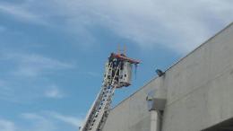 L'intervento dei vigili del fuoco alla Composad