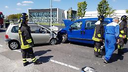 Scontro, un ferito: paura per un bimbo di 5 anni