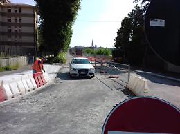 FOTO Via del Sale riaperta a senso unico