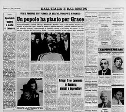 Un popolo ha pianto per Grace