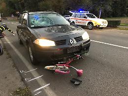 Investita sulle strisce una bambina di 10 anni