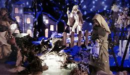 Betlemme sotto la neve nel presepe della ‘Fontana’