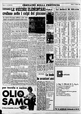 OSTIANO. Le vecchie elementari crollano sotto i colpi del piccone