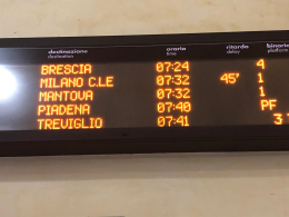 Treni, inizio settimana con immancabili ritardi