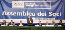 Bcc di Caravaggio, aumentano i soci e la raccolta
