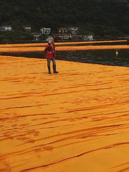 FOTO Le spettacolari immagini di The Floating Piers, l'opera di Christo sul lago d'Iseo