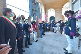 FOTO Il saluto ad Angelo Martani, ex presidente della sezione Bersaglieri