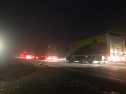 Lunghe code lungo la ex statale 10 tra Piadena e Calvatone 