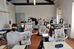 FOTO Il 'Quotidiano in classe' all'istituto Stanga