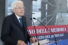 Mattarella "Nella Repubblica non c'&egrave; posto per razzismo e discriminazione"