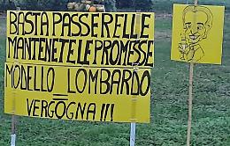 Nella notte di Santa Lucia arriva la protesta all'ospedale Oglio Po