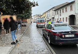 Bimbo di 10 anni investito davanti all'oratorio