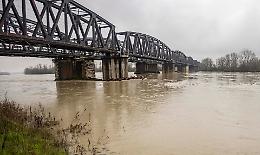 Il fiume Po torna a ruggire: livello sopra lo zero idrometrico