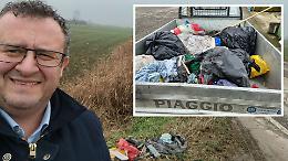 &laquo;Comunicazione per un deficiente&raquo;, il sindaco contro chi abbandona i rifiuti