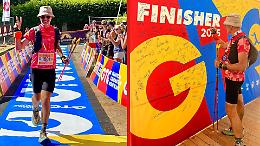 Giuliano Bragalini completa 100 km di corsa sulle Alpi