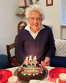 Ermelina compie 105 anni: &laquo;Io tra fornelli e preghiere&raquo;