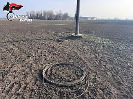 Rubati 10mila metri di cavi di rame dai tralicci dell&rsquo;alta tensione