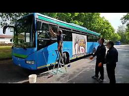 VIDEO I pullman devastati dai vandali a Casalmaggiore