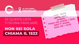 Comunicato Stampa: 25 Novembre: Insieme, più forti contro la violenza di genere.