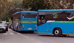 Pullman, caos in viale S. Maria
Protesta degli autisti 
