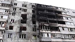 Attacco russo su un edificio residenziale ucraino, 4 feriti