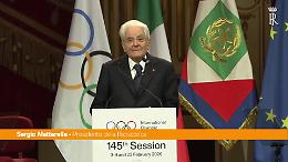 Milano-Cortina 2026, Mattarella "La tregua olimpica sia rispettata ovunque"