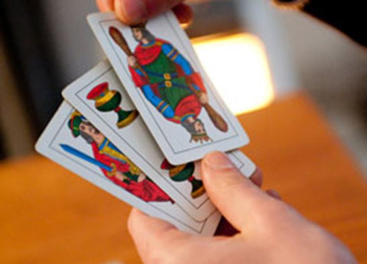 Gara di briscola a coppie alla Locanda Tre Spade