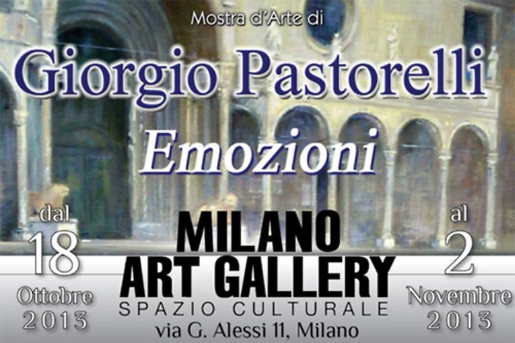 Personale del pittore cremonese Pastorelli
alla Milano Art Gallery