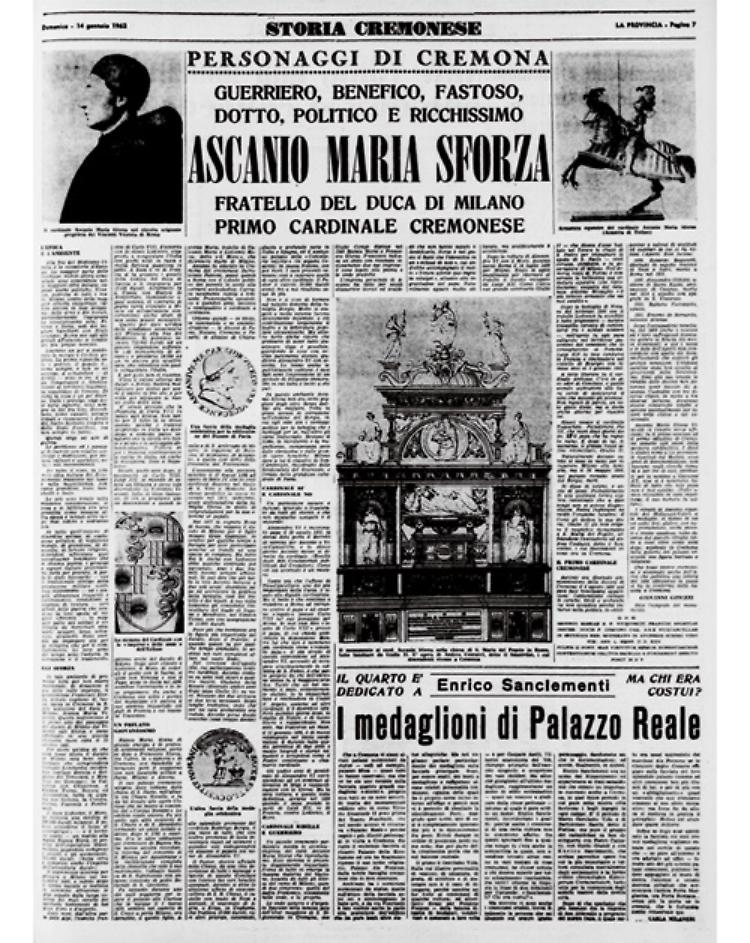 Ascanio Maria Sforza, primo cardinale cremonese