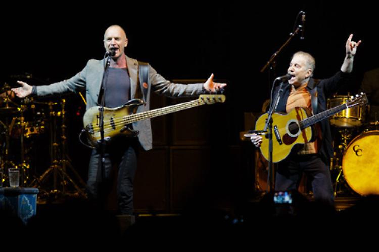 Paul Simon & Sting: On Stage Together al Mediolanum Forum di Assago (MI)
