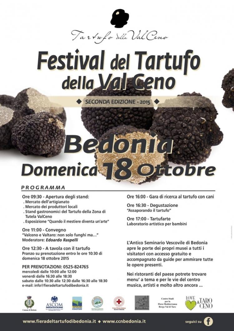Domenica 18 ottobre  la 2a edizione della Fiera del Tartufo di Bedonia (PR)