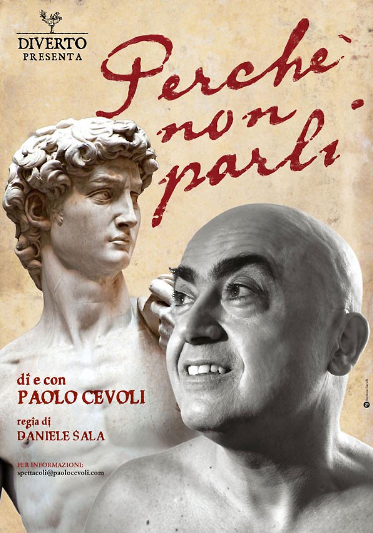 "Perchè non parli?" di e con Paolo Cevoli al San Domenico di Crema Giovedì 10 dicembre 