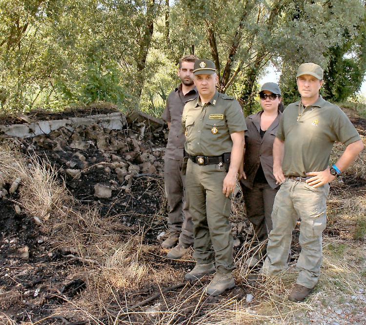 Parco Oglio, quinto incendio: caccia al piromane