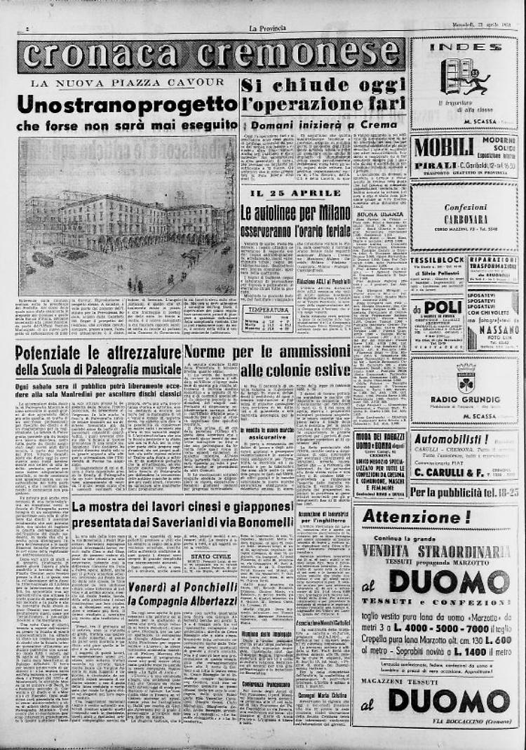 La nuova Piazza Cavour