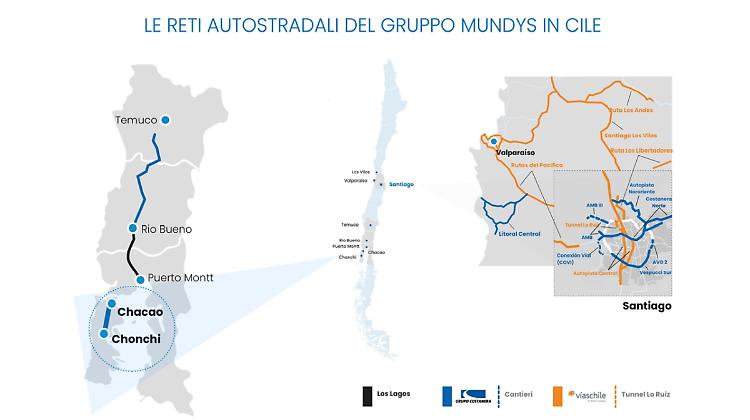 Mundys cresce in Cile, a Costanera tratta Chacao-Chonchi della Ruta 5