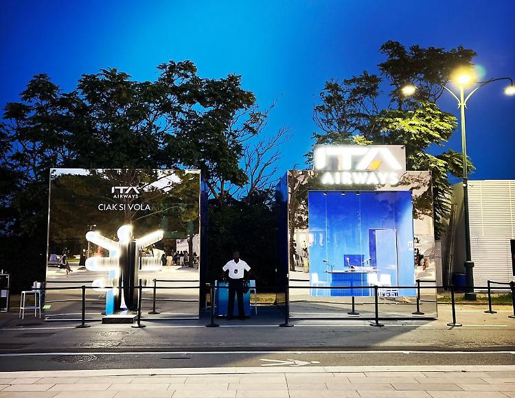 ITA Airways alla Mostra di Venezia con l'installazione "Ciak si Vola"