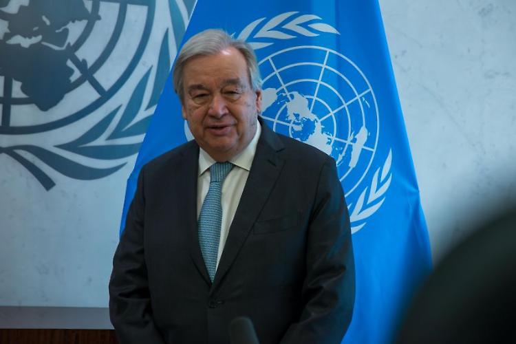 Guterres "Leader mondiali devono agire per la pace"