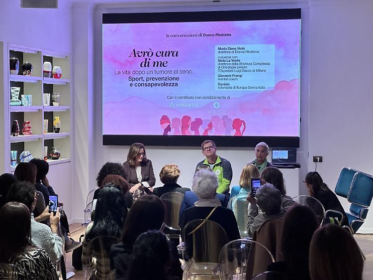 Tumore al seno, l'attività fisica al centro della campagna Novartis