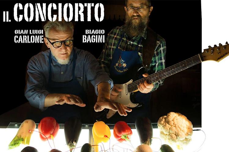 Conciorto, concerto per tastiera di verdure, chitarra, sax,  flauto