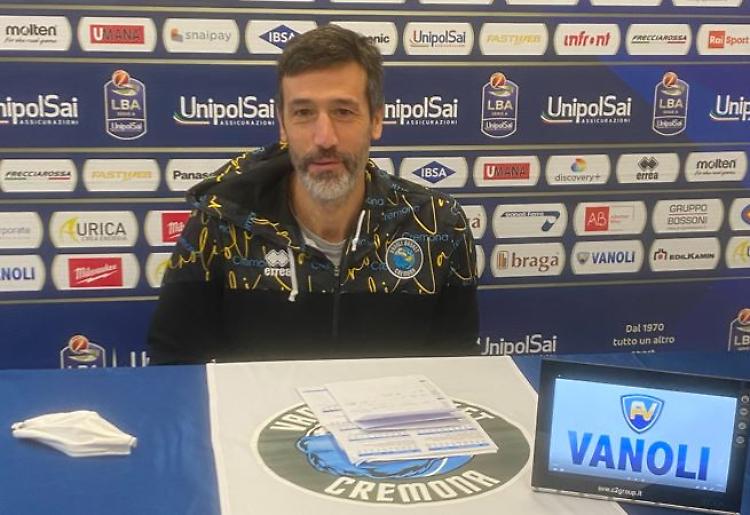 'Vanoli, concentrazione massima per volare'
