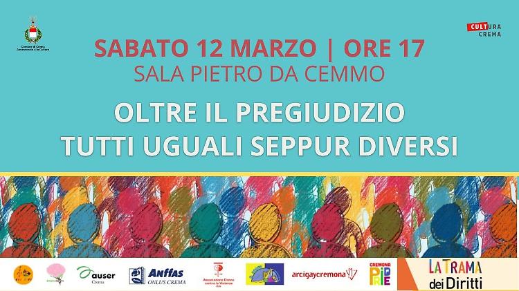 Incontro &ndash; Oltre il pregiudizio: tutti uguali seppur diversi