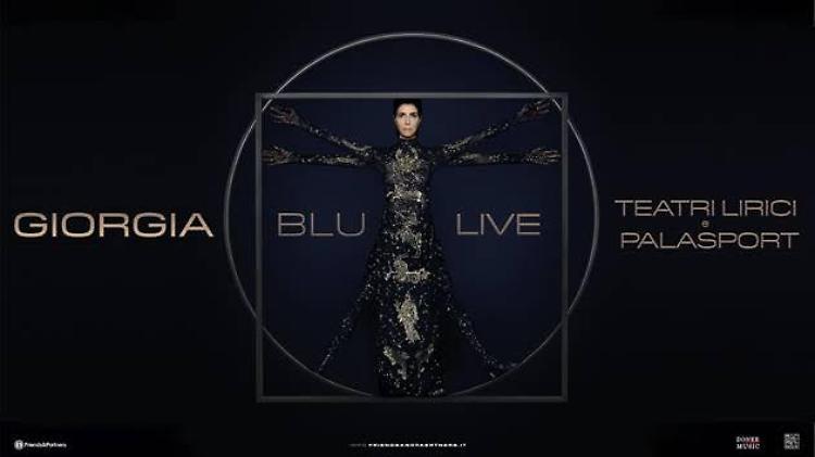 Giorgia, torna sul palco con un doppio "blu live"