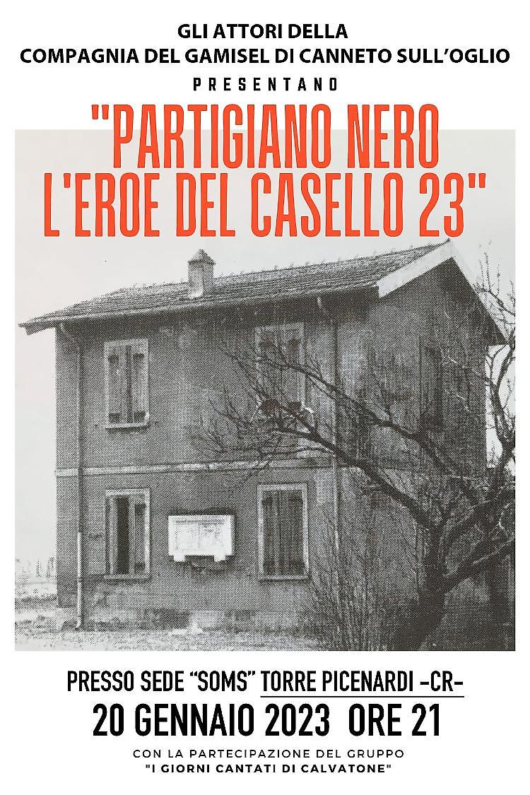 Spettacolo Teatrale: "Partigiano nero. L'eroe del castello 23"