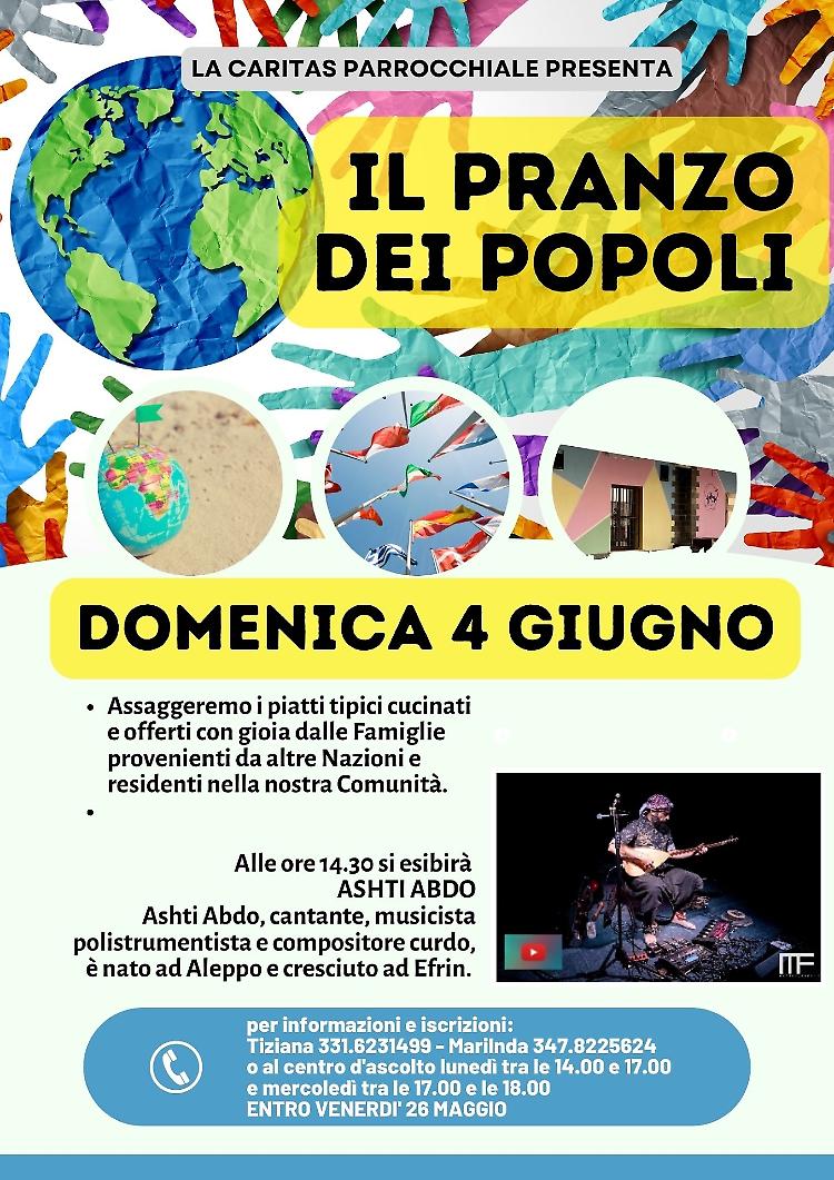 Il Pranzo dei Popoli: musica e piatti multietnici
