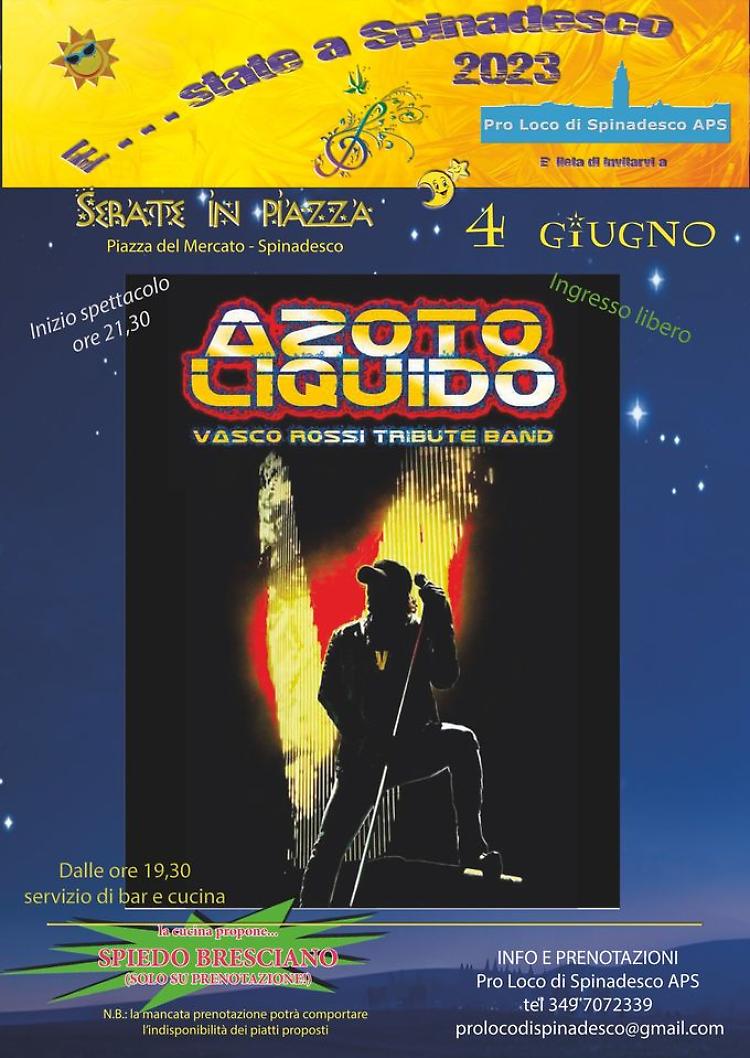 Musica e canzoni da cantare a squarciagola con gli Azoto liquido e il loro tributo a Vasco Rossi